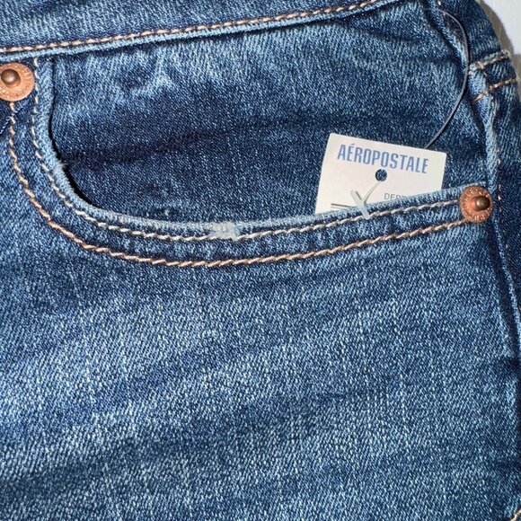 Aeropostale Women Blue Jean - Picture 3 of 9